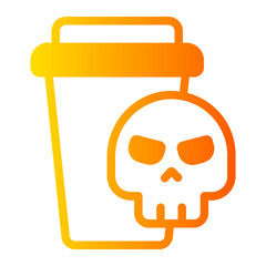 toxic waste gradient icon