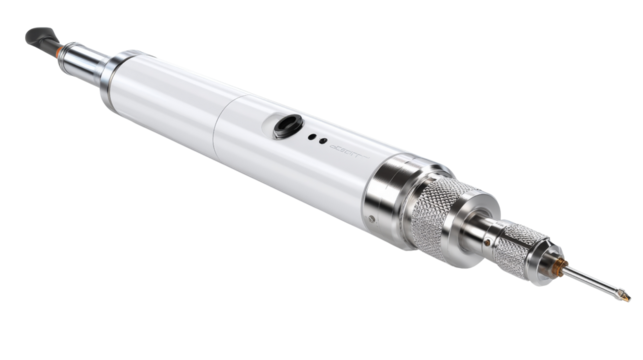 High-tech surgical laser for soft tissue incision, isolated on a Transparent background, PNG file.