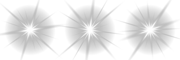Vector transparent sunlight special lens flare light effect. Bright Star. White sparkle light effect isolated on transparent background. Glitter magic star sparks on transparent background. Light PNG.