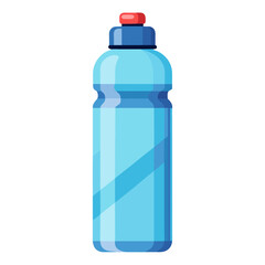 blue plastic bottle