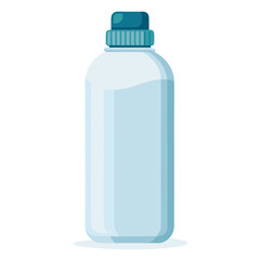 blue plastic bottle