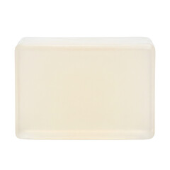 Translucent natural glycerine soap bar mockup