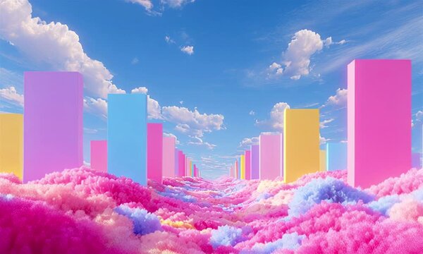 Fashion abstract design, minimalist vanilla surreal art.