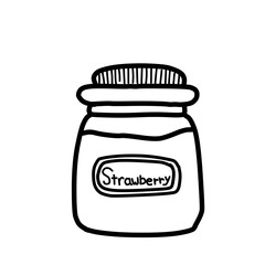 jar of strawberry