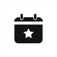 event icons. simple solid vector