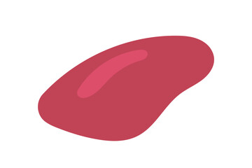 生の鶏レバーのかわいいイラスト