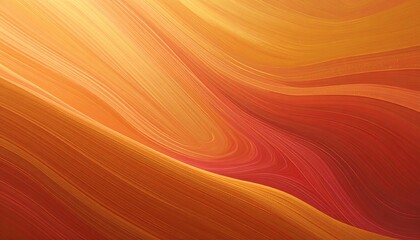 Abstract liquid gradient wallpaper in fall tones of amber, copper and deep red