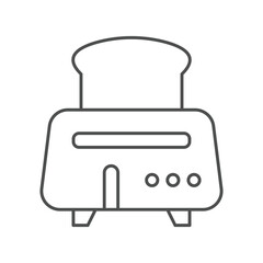 Bread Toaster thinline icon , vector, pixel perfect, illustrator file 
