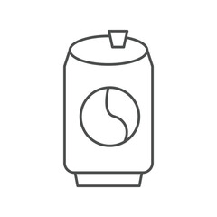 Cola Can  thinline icon , vector, pixel perfect, illustrator file 
