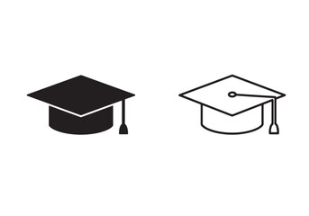 Graduation hat icon.