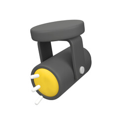 Spot light isolated 3d render icon illustration