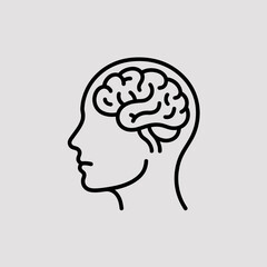 human head silhouette