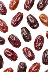 Fototapeta premium Fresh dates healthy snacks natural sweetness dried fruit organic produce rich texture dark brown color nutritious food