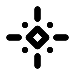 Fireworks Outline Icon