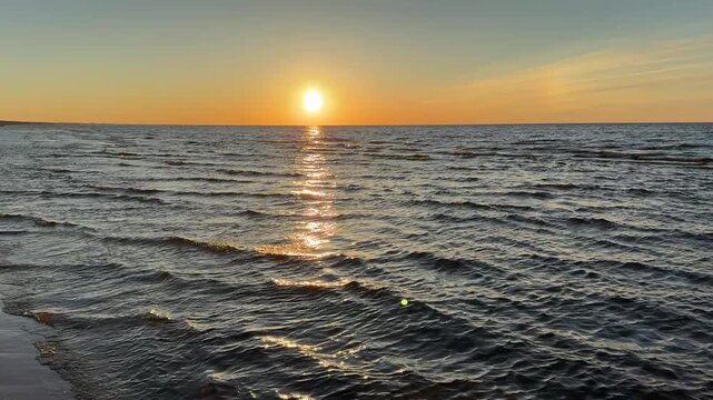 baltic sea beach summer waves Palanga Klaipeda Lithuania