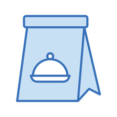 Takeaway  duotone line icon , vector, pixel perfect, illustrator file 
