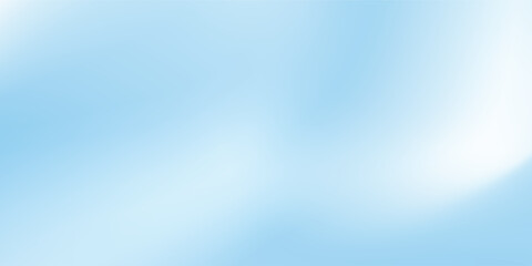 Aesthetic clear blue sky set. Summer season blue pastel colored vertical vector banner. Blurred sky gradient background. Simple soft light modern