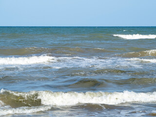 sea waves on the beach