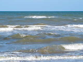 sea waves on the beach