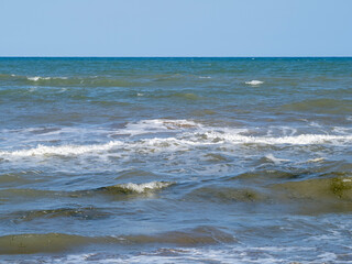 sea waves on the beach