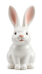 Obraz premium white rabbit isolated on white