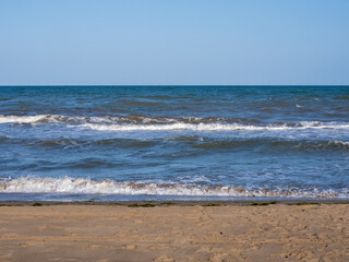 sea waves on the beach