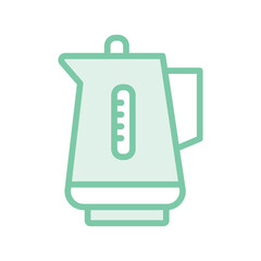  Kettle duotone line icon , vector, pixel perfect, illustrator file
