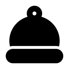 Fototapeta premium Beanie Glyph Icon