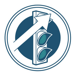 recycle sign isolated on white