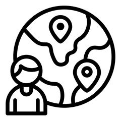 Global Network Connection Icon