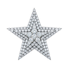 Diamond Star Shape Jewelry Luxury Elegant Sparkle Gemstone Brilliant Festive Celebration Design