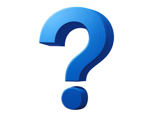 question mark icon on Transparent Background