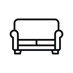 Sofa  line icon , vector, pixel perfect, illustrator file 
