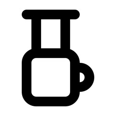Aeropress Icon Outline