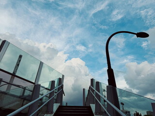 Naklejka premium stairway to the sky