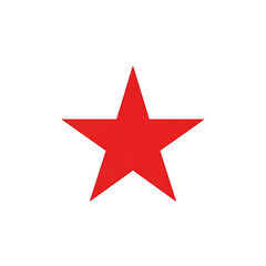 Obraz premium Red Star Icon Isolated on White Background Vector Illustration for Design and Marketing Use