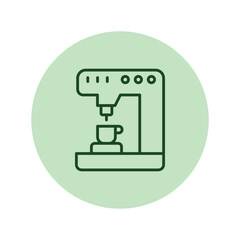 Coffee machine pentaglow , vector, pixel perfect, illustrator file 
