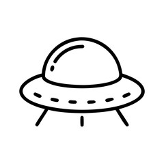 UFO Icon for Alien, Space, Extraterrestrial and Sci-Fi Design