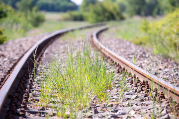 Drohne zur Vermessung stillgelegter Gleise © Dominik Rueß