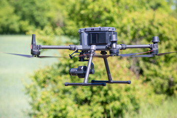 Drohne zur Vermessung stillgelegter Gleise