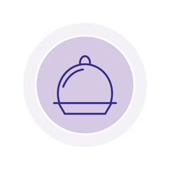 Cloche  color circle icon , vector, pixel perfect, illustrator file 
