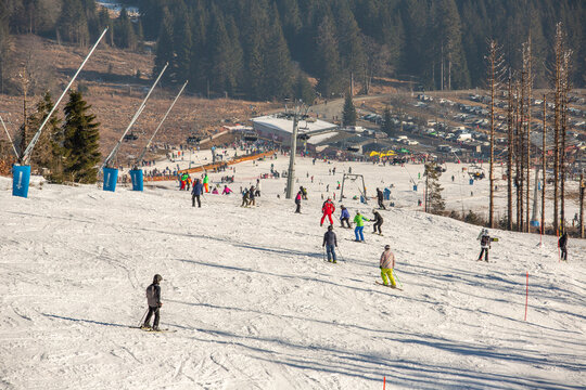 Hexenlift am Wurmberg mit Kunstschnee, Harz