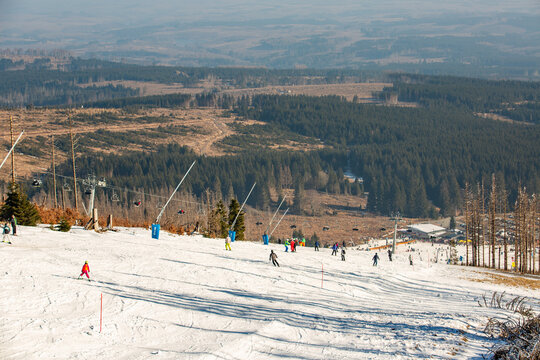 Hexenlift am Wurmberg mit Kunstschnee, Harz