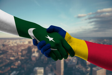 Shaking hands Pakistan and_Chad
