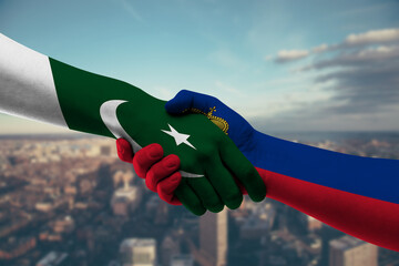 Shaking hands Pakistan and_Liechtenstein