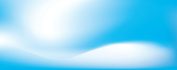 Abstract white and blue color gradient background. Vector illustration.