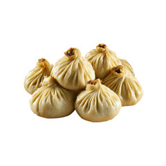 Obraz premium Delicious Steamed Baozi Buns - Close-up of a Pile of Fluffy, Asian-Style Steamed Buns