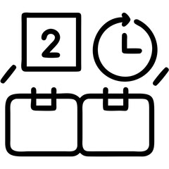 Calendar box icon