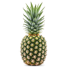 Fototapeta premium Fresh pineapple isolated on white background