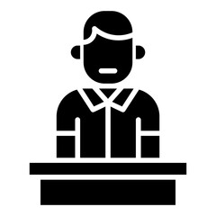 Employee Desk Icon